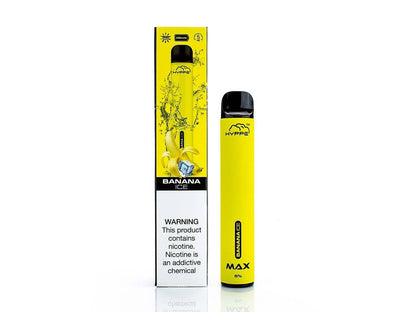 HYPPE MAX Disposable Device - 1500 Puffs Banana Ice with Packaging