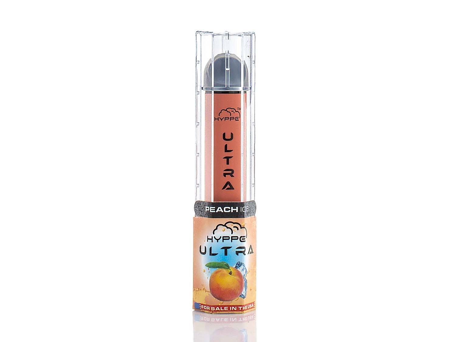 HYPPE Ultra Disposable Device - 600 Puffs Peach Ice with Packaging