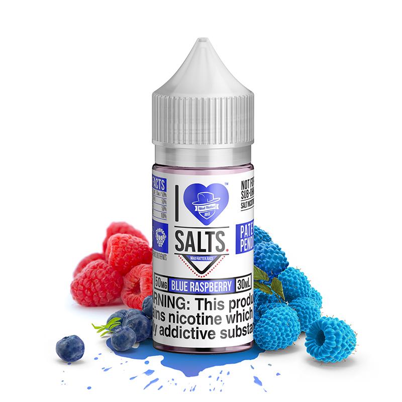 Blue Raspberry Salt by Mad Hatter EJuice 30ml