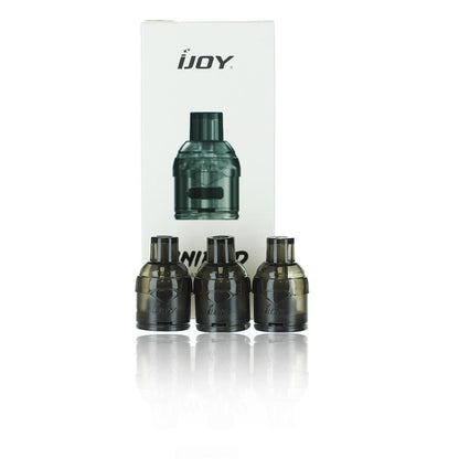 iJoy Diamond VPC UniPod Cartridges (3-Pack) black translucent with packaging