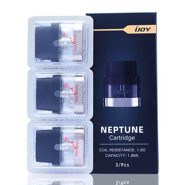 iJoy Neptune Pods (Pack Of 3) 1.0ohm 1.8ml with packaging
