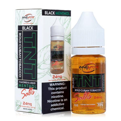 TNT Black Menthol by Innevape TNT Salt Series 30mL  with Packaging