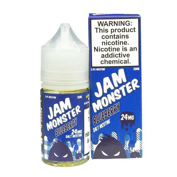 Blueberry by Jam Monster Salts 30mL with Packaging