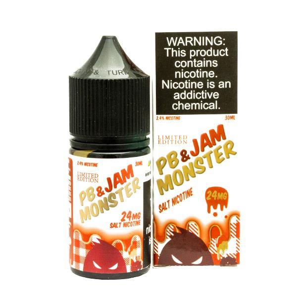PB&J Strawberry by Jam Monster Salts 30mL with Packaging