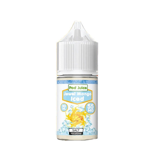 Jewel Mango Ice Salt by Pod Juice E-Liquid | 30mL  Bottle