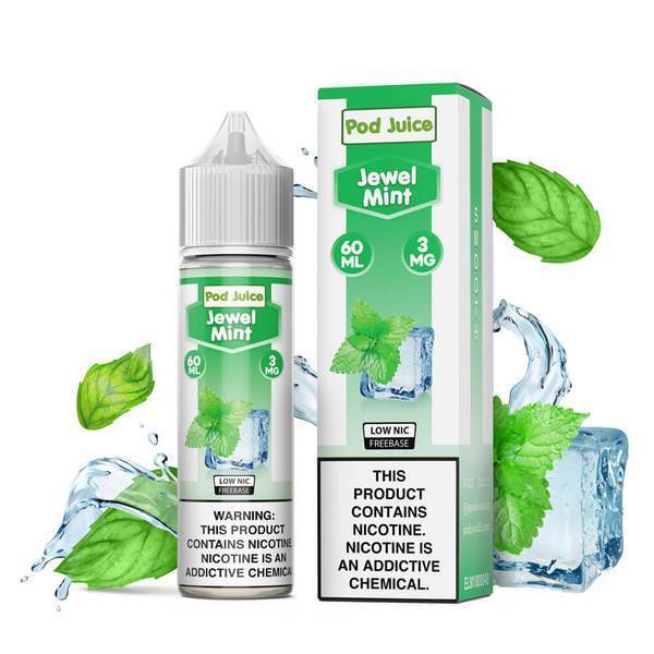 Jewel Mint  by Pod Juice Series 60mL with Packaging
