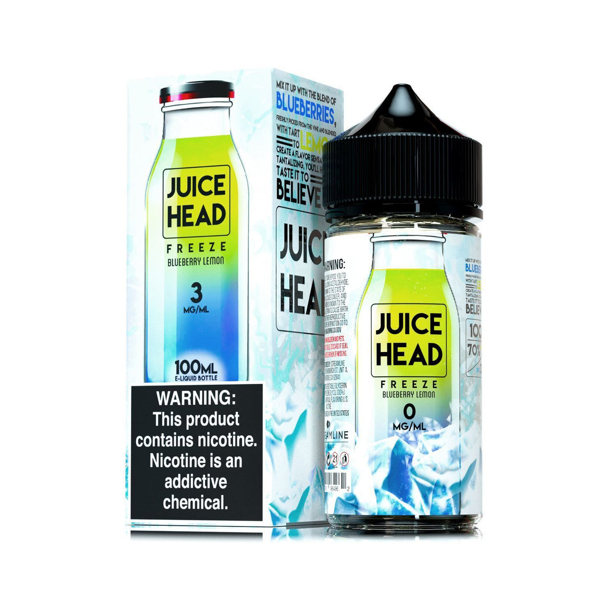 Blueberry Lemon Freeze by Juice Head Series 100ml with Packaging