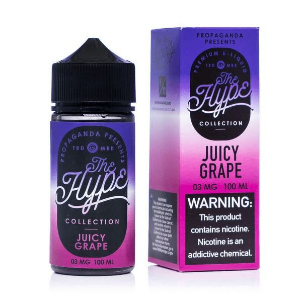 Juicy Grape by Propaganda The Hype Collection E-Liquid 100ml with Packaging