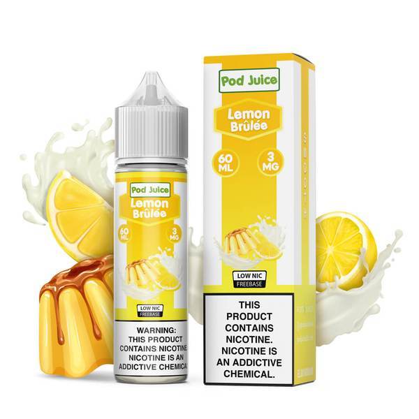 Lemon Brulee  by Pod Juice Series 60mL with Packaging