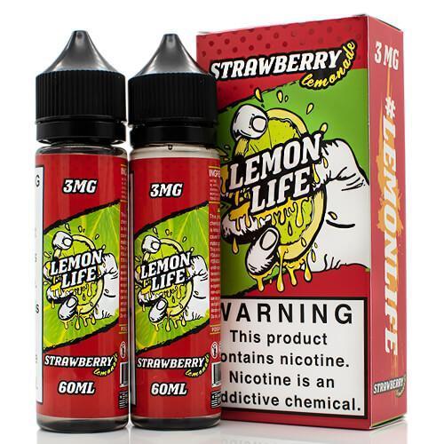 Strawberry by Lemon Life Series 120mL with Packaging