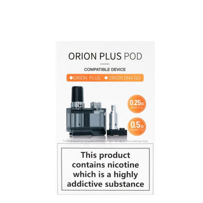Lost Vape Orion Plus Pod Set 1 Pod + 2 Coils with packaging