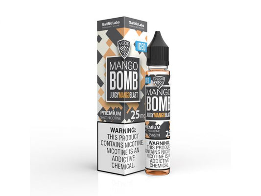 Mango Bomb Ice By VGOD Salt Nic 30mL with Packaging