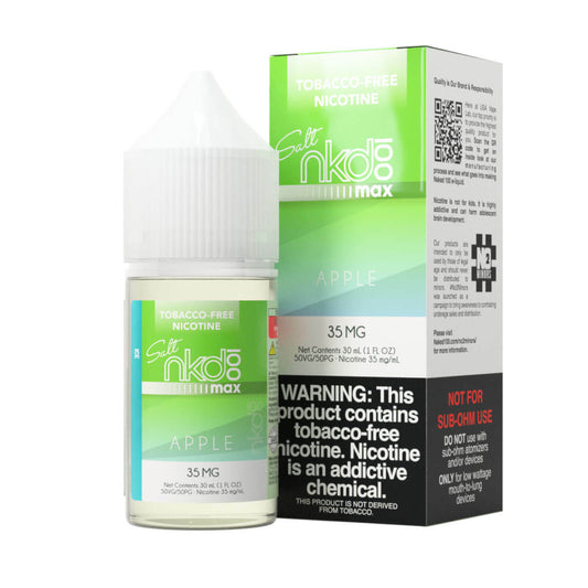 Max Apple Ice by Naked MAX Tobacco-Free Nicotine Salt Series 30mL with Packaging
