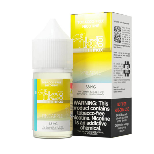 Max Pineapple Ice by Naked MAX Tobacco-Free Nicotine Salt Series 30mL with Packaging