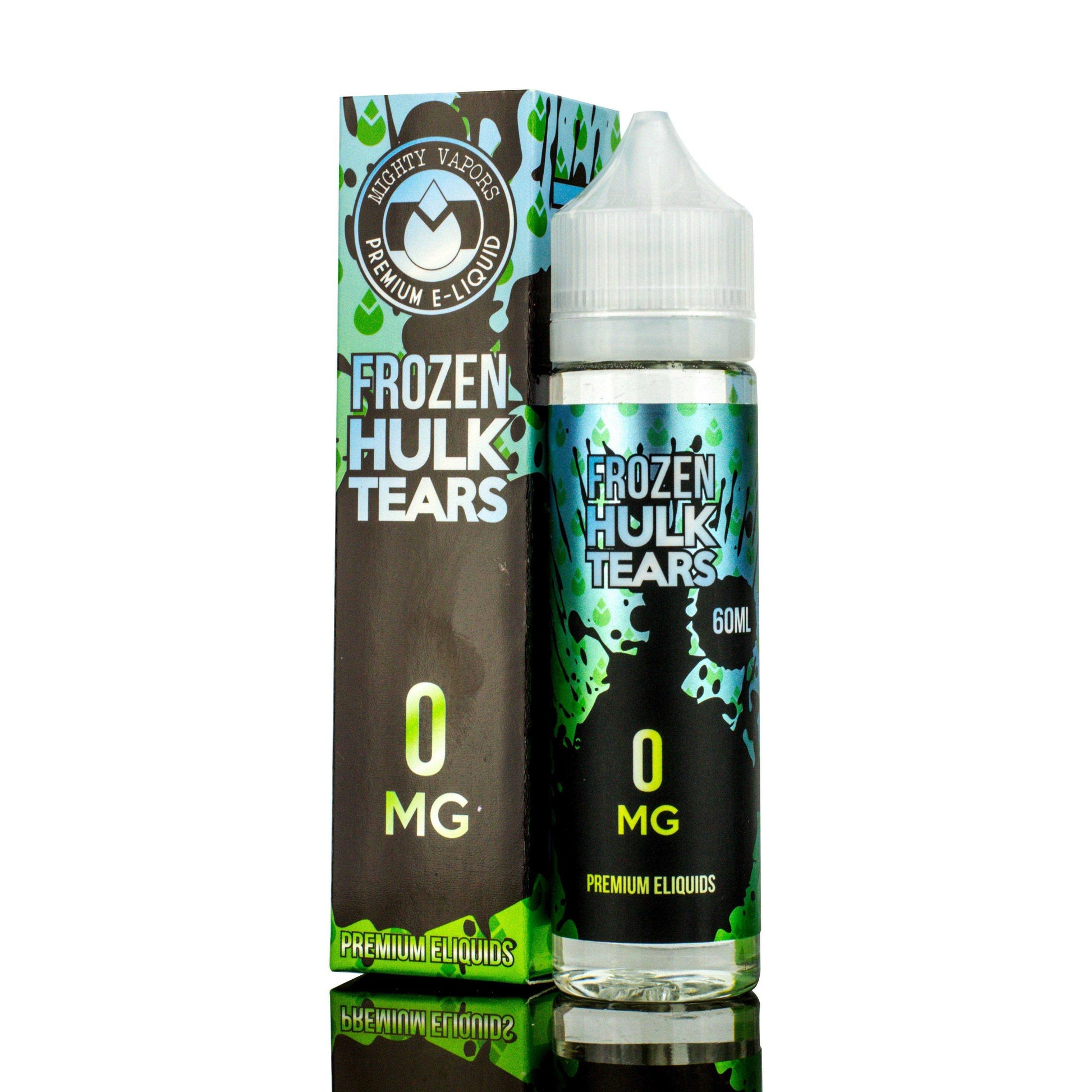 Frozen Hulk Tears by Mighty Vapors Series 60mL with Packaging