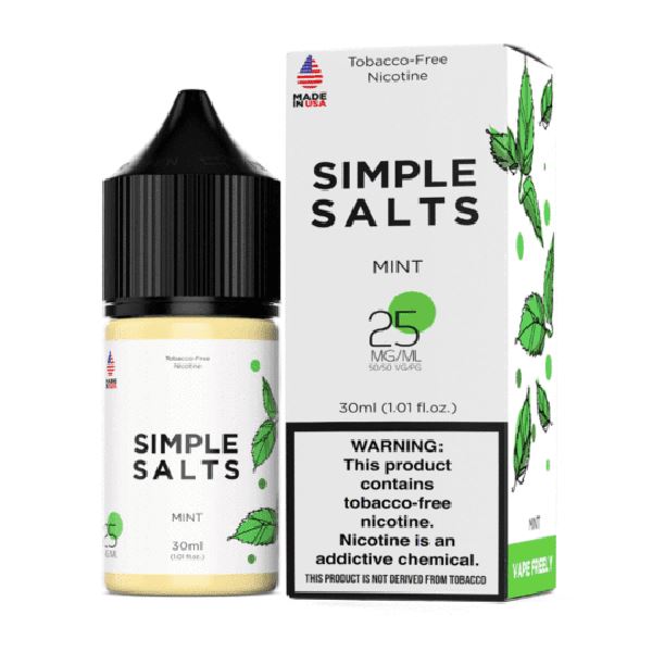 Mint by Simple Salts Series 30mL with Packaging