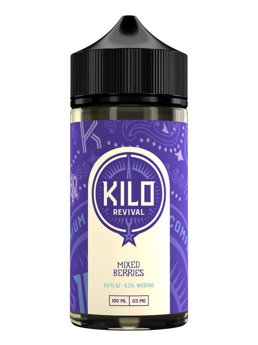 Mixed Berries by Kilo Revival Tobacco-Free Nicotine Series 100mL Bottle