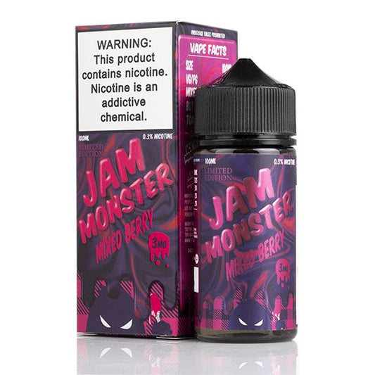 Mixed Berry by Jam Monster 100mL with Packaging