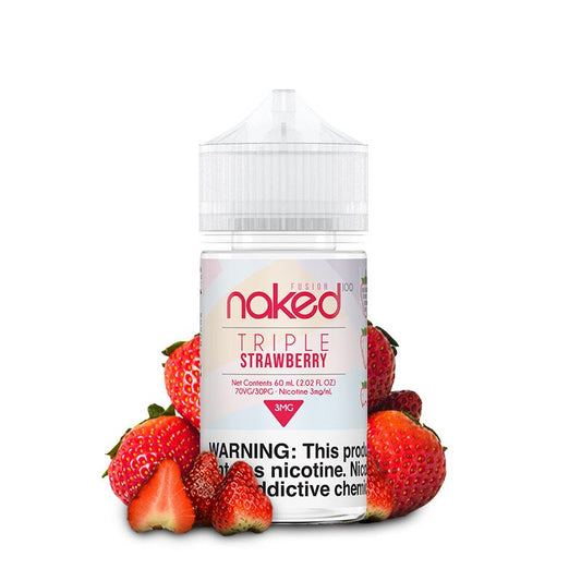 Naked Triple Strawberry / Strawberry 60ML eLiquid