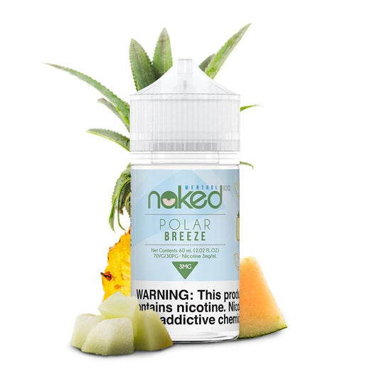 Melon (Polar Breeze) by Naked 100 Series 60mL PMTA Submitted Bottle