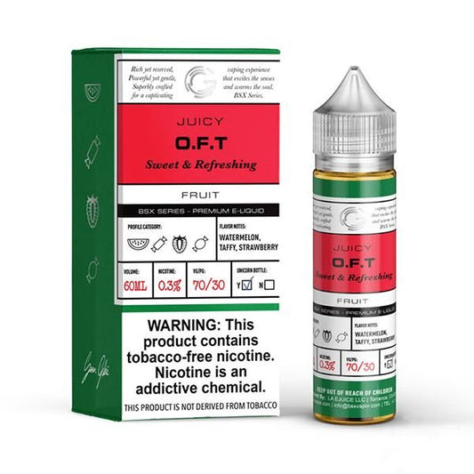 OFT by GLAS BSX Tobacco-Free Nicotine Series 60mL with Packaging