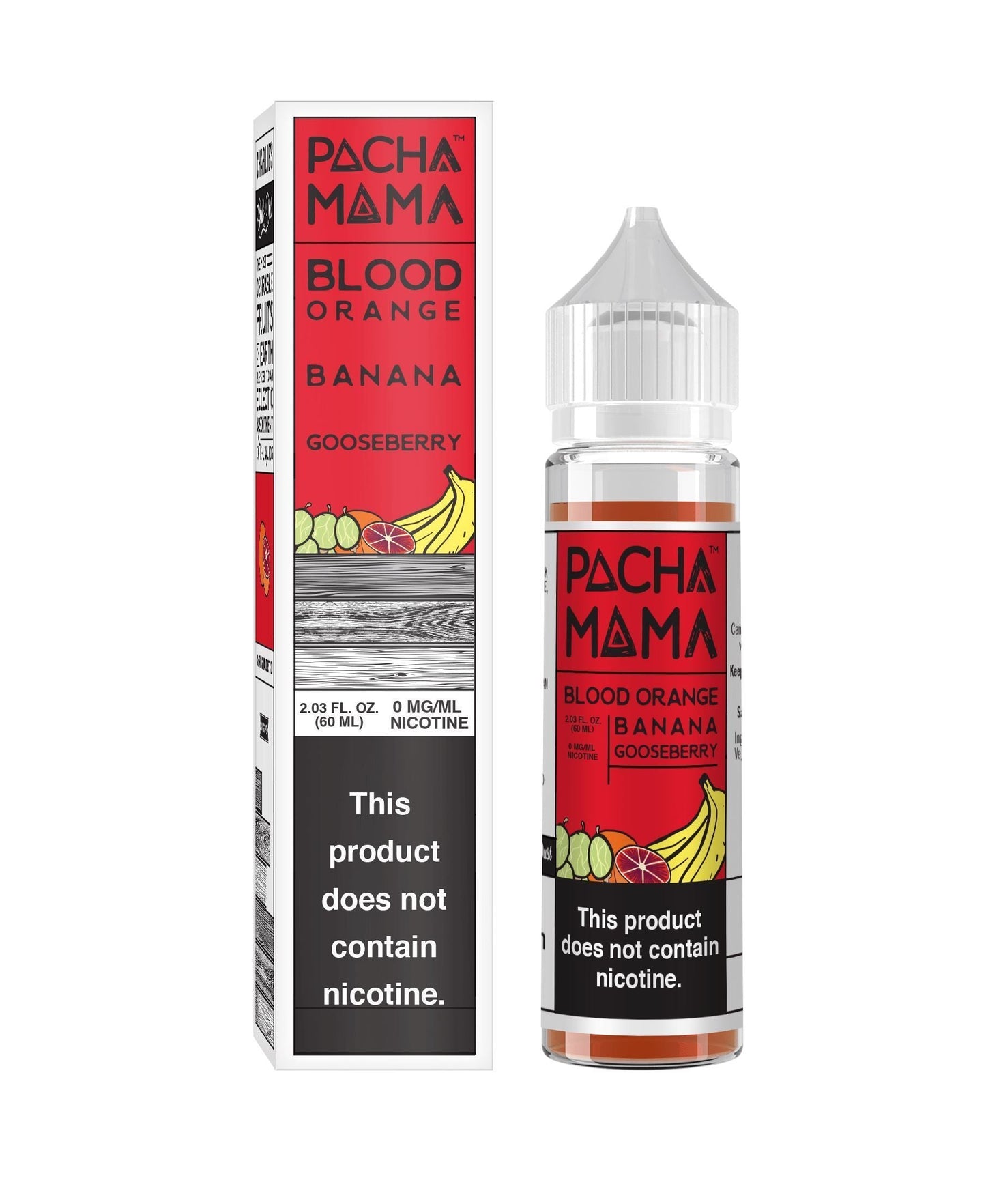 Blood Orange Banana Gooseberry by TFN Pachamama Series 60mL with Packaging