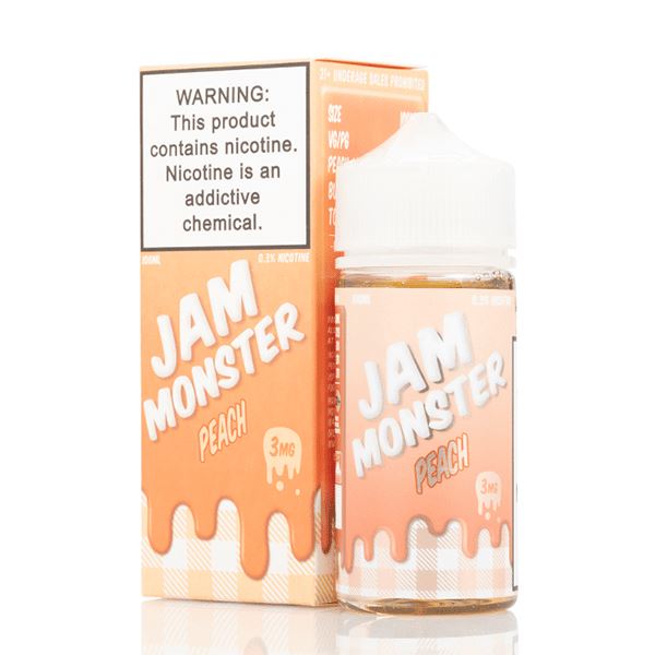 Peach by Jam Monster 100mL with Packaging