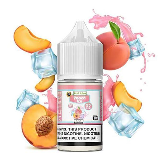 Peach Ice by Pod Juice Salt 30ml