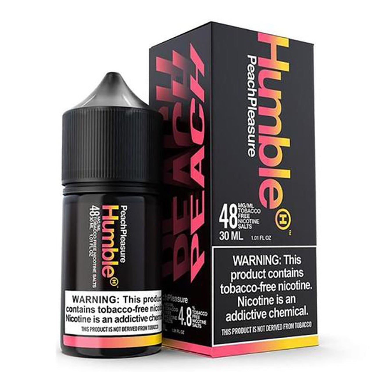 Peach Pleasure By Humble Salts Tobacco-Free Nicotine Series 30mL with Packaging