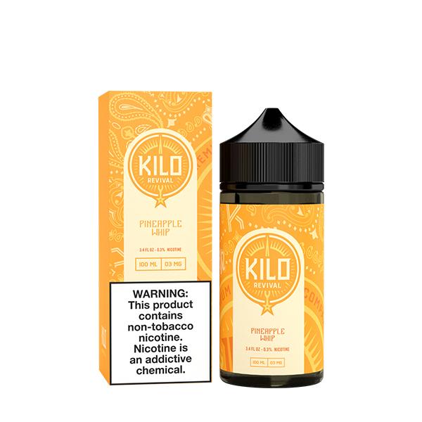 Pineapple Whip by Kilo Revival Tobacco-Free Nicotine Series 100mL with Packaging