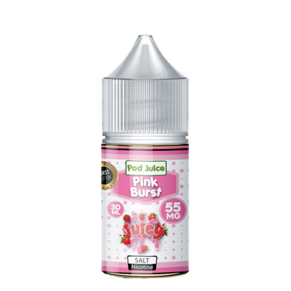 Pink Burst Salt by Pod Juice E-Liquid | 30mL Bottle