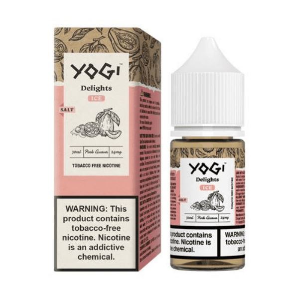 Pink Guava Ice by Yogi Delights Tobacco-Free Nicotine Salt Series 30mL with Packaging