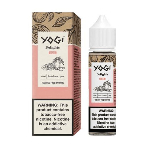Pink Guava Ice by Yogi Delights Tobacco-Free Nicotine Series 60mL with Packaging