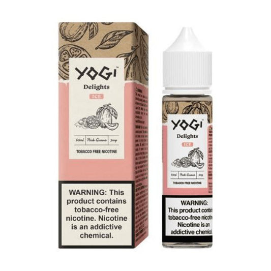 Pink Guava Ice by Yogi Delights Tobacco-Free Nicotine Series 60mL with Packaging