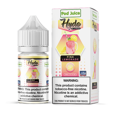 Pink Lemonade by Pod Juice – Hyde TFN Salt Series 30mL with Packaging