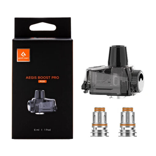 Geekvape Aegis Boost Pro Pod Set (1 Pod + 2 Coils) with packaging