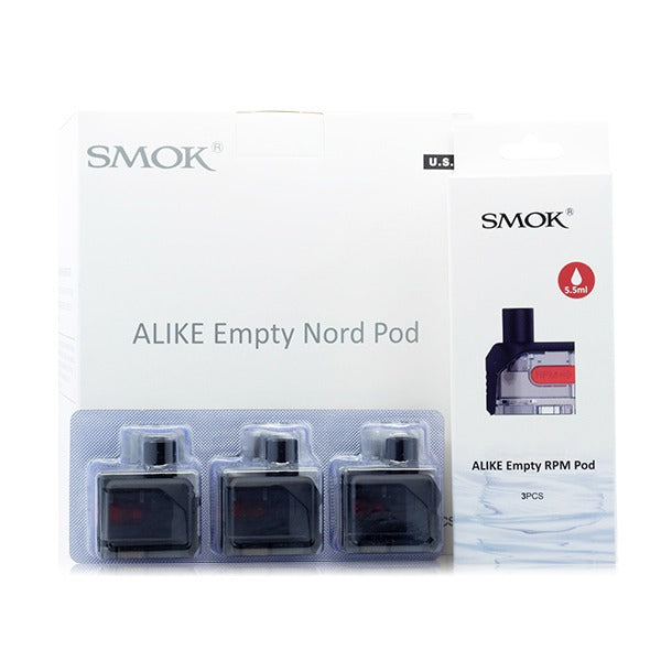 SMOK Alike Pods 3-Pack 5.5ml with packaging