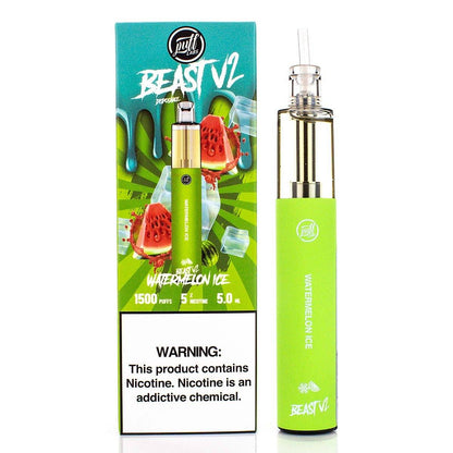 Puff Labs Beast V2 Disposable | 1500 Puffs | 5mL Watermelon Ice with Packaging