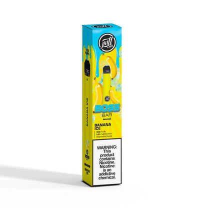 Puff Labs Puff Boss Bar Disposable | 1500 Puffs | 5.5mL Banana Ice Packaging