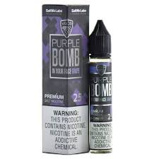 Purple Bomb By VGOD Salt Nic with Packaging