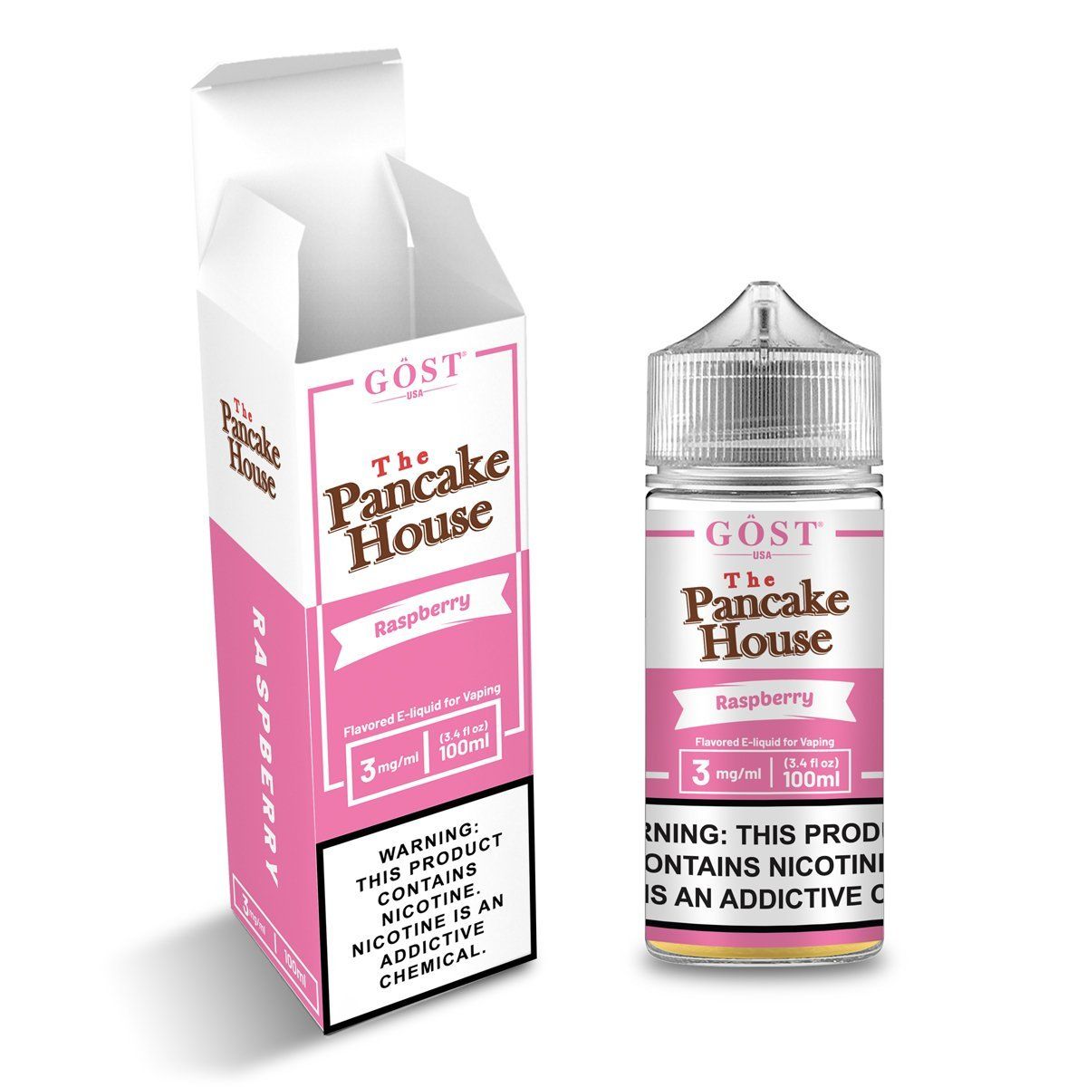 Raspberry by GOST The Pancake House 100mL with Packaging