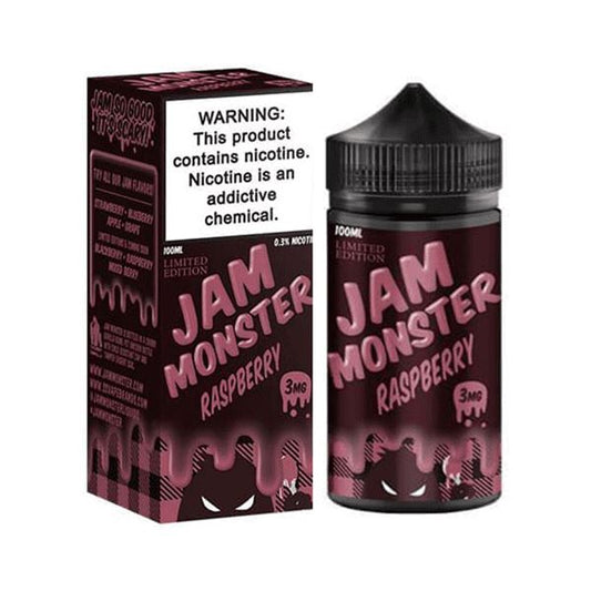 Raspberry by Jam Monster 100mL with Packaging