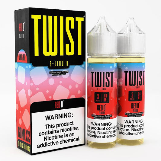 Red 0° (Ice Watermelon Madness) by Twist Series 120mL with Packaging