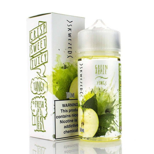 Green Apple by Skwezed 100ml with packaging