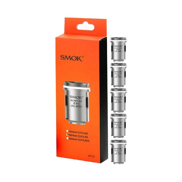SMOK Helmet CLP Coils 0.4ohm 5-Pack with packaging