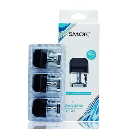 SMOK Novo 2 Replacement Pod Cartridge (Pack of 3) with packaging