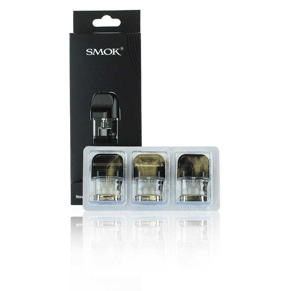 SMOK NOVO Refillable Pod Cartridge (Pack of 3) with packaging