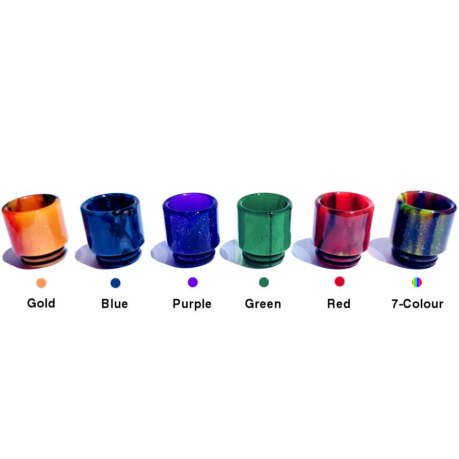 SMOK Resin Color 810 Wide Bore Drip Tips Group Photo