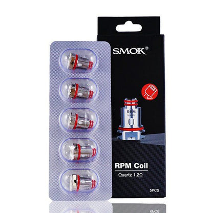 SMOK RPM Coils Quartz 1.2ohm (5-Pack) with packaging