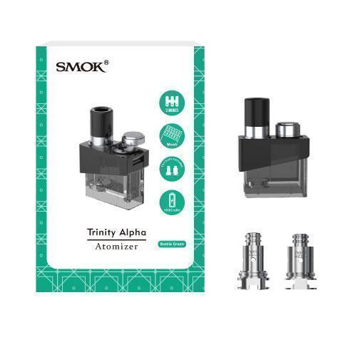 SMOK Trinity Alpha Pod Coils + Cartridge group photo
